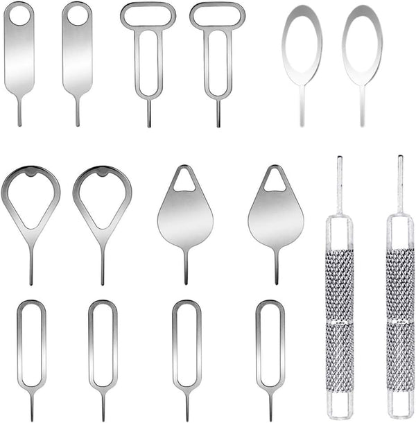 AYWFEY 16 Pieces SIM Card Removal Openning Tool Tray Eject Pins Needle Opener