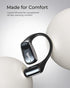 Lytmi CozyFit Open Ear Headphones, Ultra-Light Wireless Earbuds, Bluetooth 5.4, 30 HRS Playtime, IPX5 Waterproof (Black)