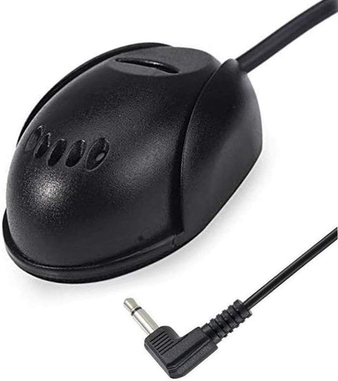 3.5mm Car Microphone with 9.85 Feet Assembly Cable for Bluetooth Enabled Stereo, Radio, GPS and DVD
