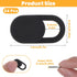 HJZHII 24PCS 0.03 inch Camera Cover Slide, Ultra-Thin Webcam Cover Camera Blocker Slider for Laptop Desktops PC Tablet