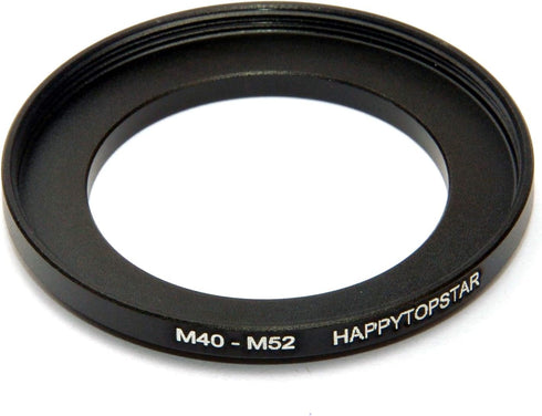 Metal M40 to M52 Step-Up Coupling Ring Adapter for 40mm to 52mm Lens Filter