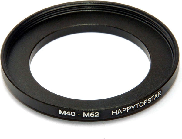 Metal M40 to M52 Step-Up Coupling Ring Adapter for 40mm to 52mm Lens Filter