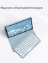 Keyboard Case for Galaxy Tab A7 Lite 8.7 inch - Detachable Candy Color Keyboard Cover with Bluetooth Mouse, Pink