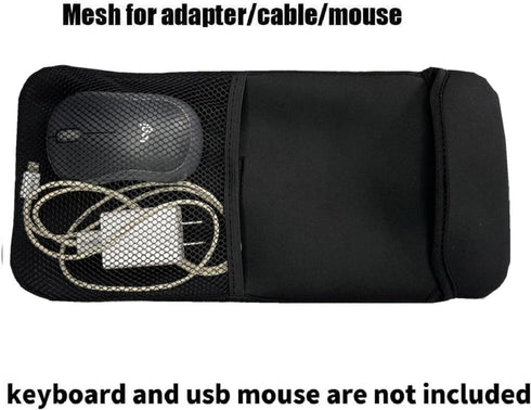 Soft Neoprene Case Storage Bag for Rii Wireless Keyboard Mouse Set RKM709