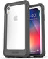 ENCASED Heavy-Duty Protective Belt Clip Case for iPhone XR with Tempered Glass Screen Protector - Falcon Gray