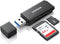 UGREEN SD Card Reader - Portable USB 3.0 Dual Slot Flash Memory Card