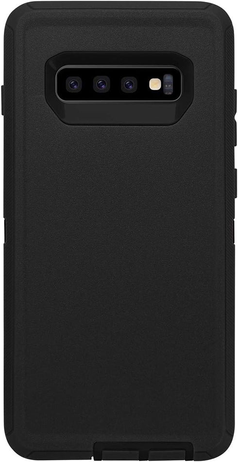 AICase for Galaxy S10 Plus Case, Drop Protection Full Body Rugged Heavy Duty Cover for Samsung Galaxy S10 Plus Black