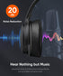 INFURTURE Active Noise Cancelling Headphones, H1 Wireless Over Ear Bluetooth Headset, 40H Playtime, Deep Bass