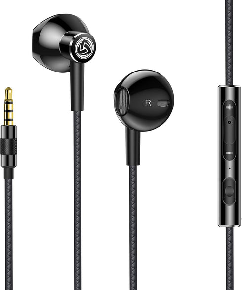 LUDOS SPECTA Wired Earbuds: Noise-Isolating In-Ear Headphones with Microphone, 5-Year Warranty, Ideal for iPhone, iPad,