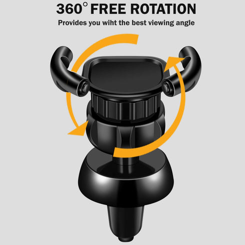 Car Mount Air Vent Cell Phone Holder for Collapsible Grip/Socket Mount for All Smartphones