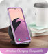 i-Blason Cosmo Series Case for Samsung Galaxy S21 Ultra 5G, Slim Stylish Protective Case (Amethyst)