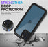 Waterproof Case for iPhone 12 Pro 6.1 inch, Full Body Sealed Cover with Built-in Screen Protector, IP68 Waterproof