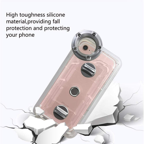 Underwater Photography Waterproof Phone Case Pouch for iPhone 6/7/8, Enhanced Dry Bag with Armband IPX8 Certified
