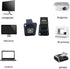 USB 2.0 D Panel Mount Connector - USB B to USB A Adapter, Solderless Socket Female to Female