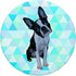 Cool Graphic Dog Gift - I Love Boston Terrier Puppy Dogs PopSockets Swappable PopGrip