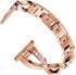 Compatible Garmin Venu Sq Band - Women Metal Replacement Chain Bling Bracelet Strap for Venu/Venu Sq/Vivoactive