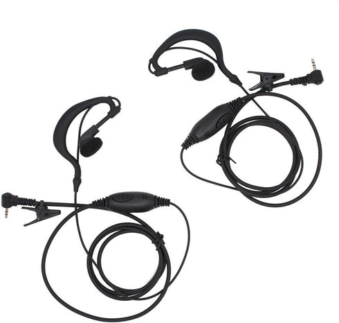 2.5mm Jack Earpiece Radio Headset with Microphone for M880 T228 T328 T388 VT8 Floureon M-880 (2PCS)