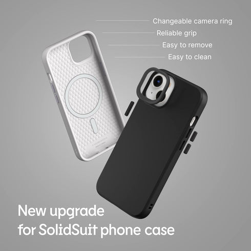 RhinoShield SolidSuit Case for iPhone 12/12 Pro - Magsafe Compatible, Slim Design with 3.5M Drop Protection