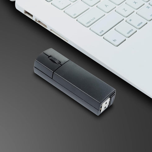 Wireless Mouse, 2.4GHz Ergonomic Small Handheld Finger Mouse, 1200DPI Rechargeable with Mouse Box, Portable Silent Mini