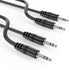 Vancle 2 Pack Aux Cable (3.3ft/1m), 3.5mm Audio AUX Cord (Male to