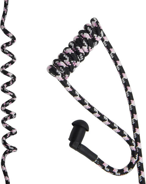 Replacement Braided Nylon Surveillance Acoustic Coil Tube for Radio Earpiece, Moisture Resistant Fiber Mesh Colorful