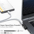 AuviPal 90 Degree USB C Adapter (2 Pack), 40Gbps USB C Male to Female Right Angle Connector Extender