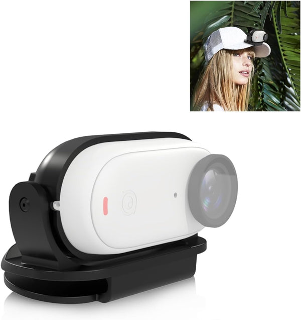 PULUZ Magnetic Quick Release Hat Clip for Insta360 GO 3 / GO2, Sports Camera Cap Holder