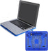 Portable Quiet Laptop Cooler Cooling Pad Stand with USB for 14 Inch Below Notebook (Blue)