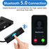 Mersoco Cassette 5.0 Cassette Car Bluetooth Reciver, Tape Player BT Aux Adapter with Hands-Free