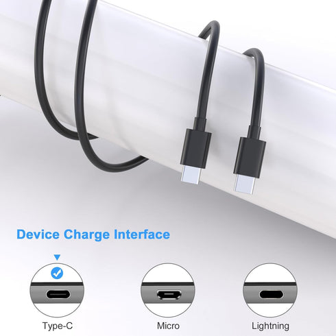 GTRXHIJV 17 16 15 14 13 12Pro Max,S25 S24 S23 S22, USB C to USB C Cable, Fast Charging Cable, Type C Charging Cables