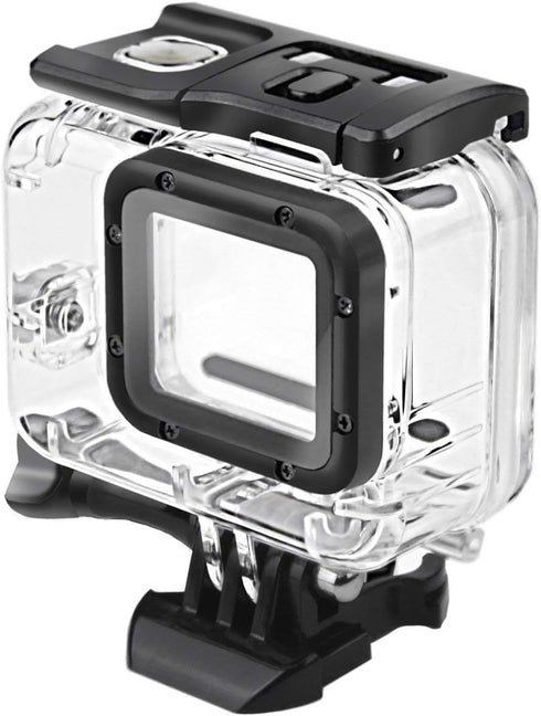 FitStill Double Lock Waterproof Housing for GoPro Hero 2018/7/6/5 Black, Protective 45m Underwater Dive Case
