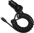 Amazon Basics 12W Car Charger with Lightning Cable (Coiled) for iPhone and Apple Devices, 1.5 ft - Black