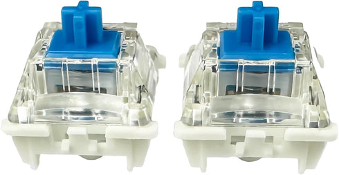 Gateron G Pro 3.0 Blue Switches for Mechanical Keyboard, 3-Pin 60gf Clicky/Pre-Lubed/Pin-enhanced Switches (36pcs, Blue)