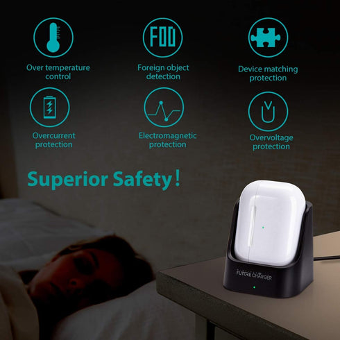 AirPods Wireless Charger for AirPods Pro and AirPods - Black