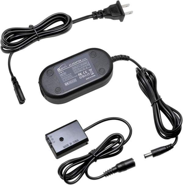 AC-PW20 AC Power Adapter NP-FW50 Dummy Battery for Sony Alpha ZV-E10, A7, A7R, A7S, A7II, A7RII, A7SII, A6500, A6400,