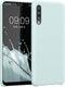 kwmobile TPU Silicone Case for Samsung Galaxy A50, Soft Finish Phone Cover in Cool Mint
