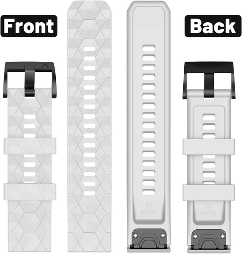 Garmin Fenix 7X Band, 26mm Width Soft Watch Straps, Replacement for Fenix 7X/6X/5X/3 Smartwatches