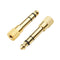 Cable Matters 2-Pack 1/4 to 1/8 Headphone Adapter, 6.35mm to 3.5mm Male to Female, Gold Plated