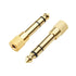 Cable Matters 2-Pack 1/4 to 1/8 Headphone Adapter, 6.35mm to 3.5mm Male to Female, Gold Plated