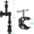 WANBY 7' 1/4" 3/8" (7'Arm) Articulating Magic Friction Arm & Large Adjustable Super Clamp Pliers Clip with and Thread