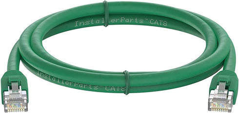 InstallerParts Ethernet Cable CAT8, 5 FT Green, Professional Series 40Gigabit/Sec High Speed Internet Cable for Gaming