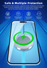 SASHWA Wireless Car Vent Mount, 15W Magnetic Charger for iPhone 15/14/13/12 and Android, 360° Rotation, Fast Charging