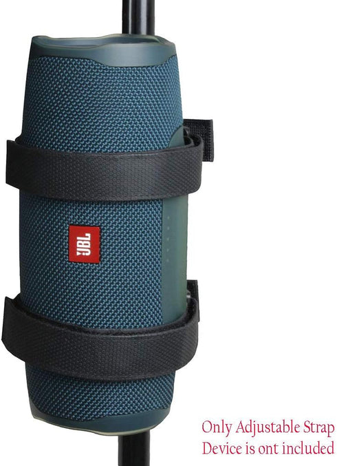 Hermitshell Portable Bluetooth Speaker Mount for Golf Cart Accessories Railing Bike - Adjustable Strap for JBL Charge 3,4/JBL Xtreme1,2/Sony XB33,43,41 Most Large Speaker