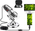 Cainda USB Microscope Camera 40X to 1000X with Metal Stand & Carrying Case, Portable for Android Windows Linux Mac