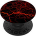 Red Lightning Abstract Textures Gift PopSockets PopGrip: Swappable Grip for Phones & Tablets