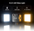 VIJIM LED Video Light, VL81 On Camera Light with 3 Cold Shoe, Rechargeable 3000mAh Battery, Dimmable 3200K-5600K