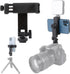 Multifunctional Universal Cell Phone Tripod Mount Adapter, 360 Rotation Camera Hot Shoe Holder for Canon Nikon Sony