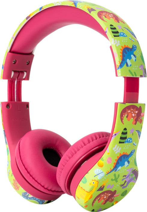 Snug Play+ Kids Headphones with Volume Limiting for Toddlers (Boys/Girls) - Dinosaurs
