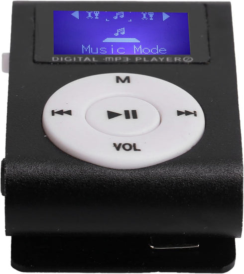Yosoo Health Gear MP3 MP3 32GB Music Player Screen Clip Sports Player with Expansion Slot Aluminum Alloy Material
