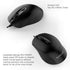 G222 Silent Computer Mouse Wired 2 Pack - Home & Office Optical USB Mouse, 800/1200 DPI Corded